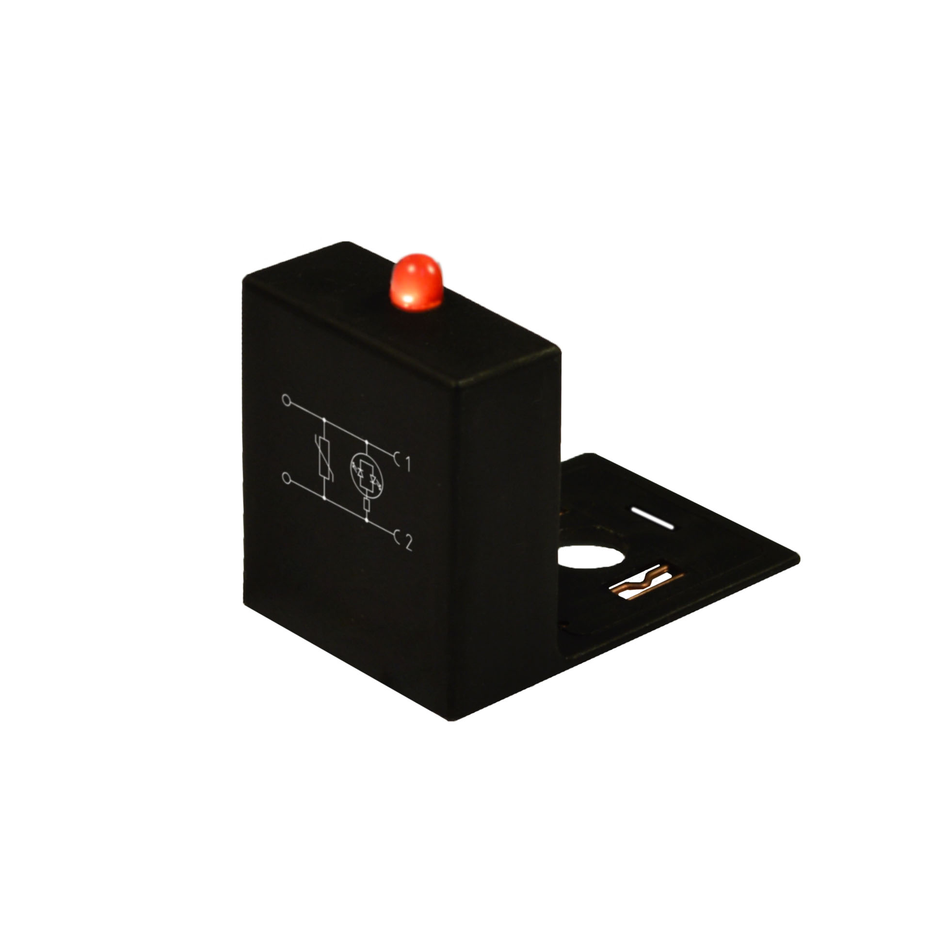 Adapter for DIN43650/A RED LED + VARISTOR 115V